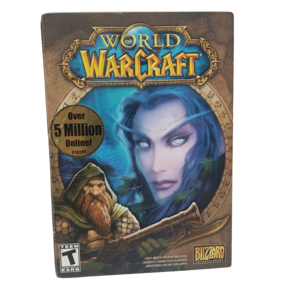VTG WORLD OF WARCRAFT Original Big Box PC Windows Game Blizzard; New Open‎ Box
